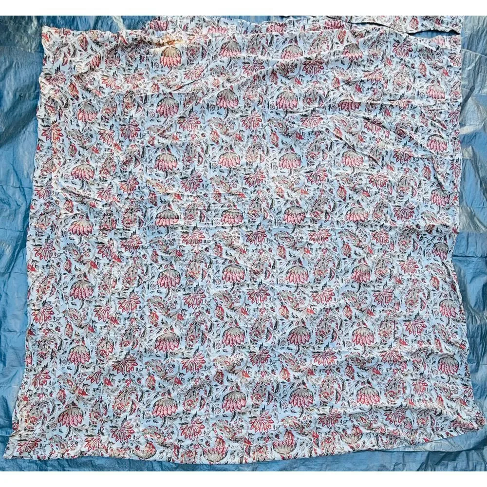 Pottery Barn Octavia Flora F/Q Duvet Cover and 2 Std Shams Fall Autumn Boho